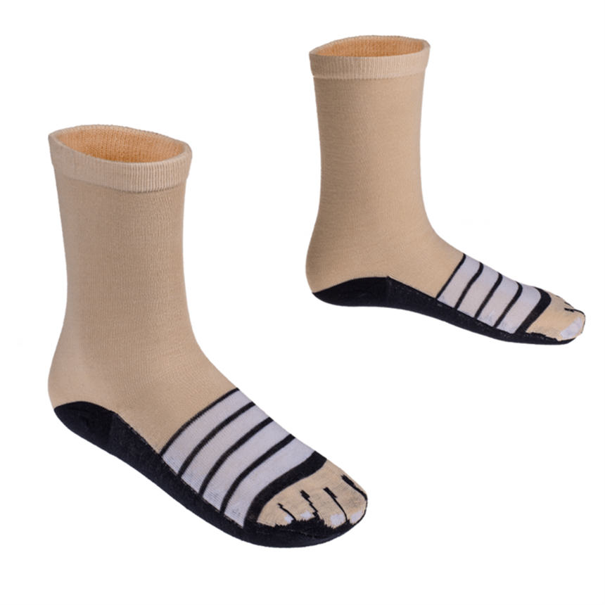 Socken Badelatschen Einheitsgr&amp;#246;sse blau, schwarz