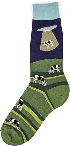 Men&amp;#39;s Alien Abduction Socks