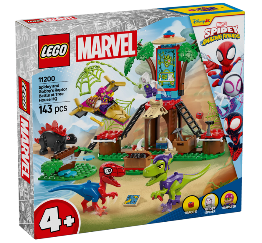 Showdown am Baumhaus: Spidey-Rex vs. Gobby-Raptor