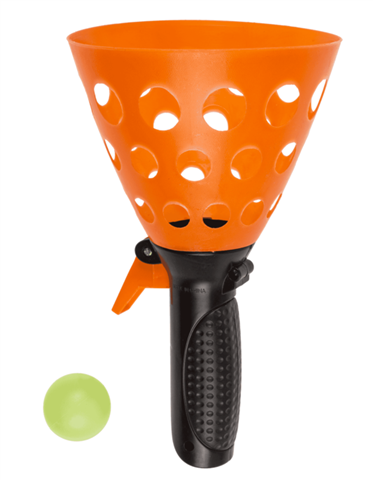 2 in 1 Fangspiel, mit Glow in the Dark B&amp;#228;llen, jedes Set im Netzbeutel, 18 x 10,5 cm