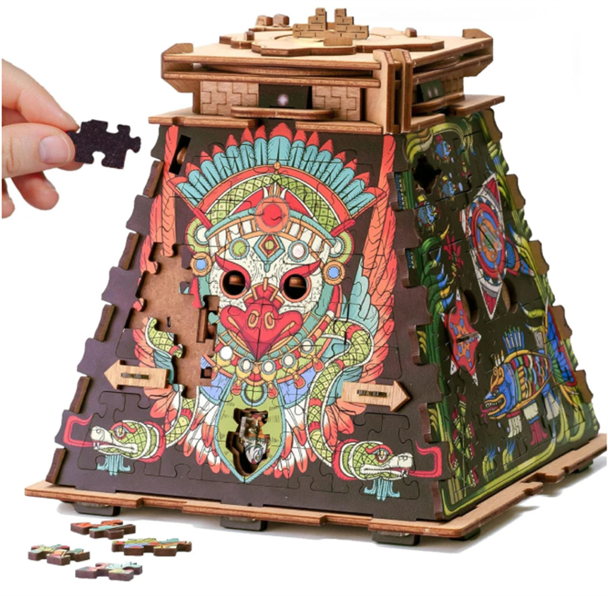 CluePuzzle - Die Sonnenpyramide. R&amp;#228;tselbox mit Puzzles