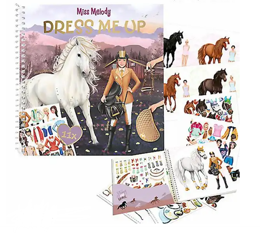 DEPESCHE Miss Melody Stickerbuch Dress me up 175x12x180mm