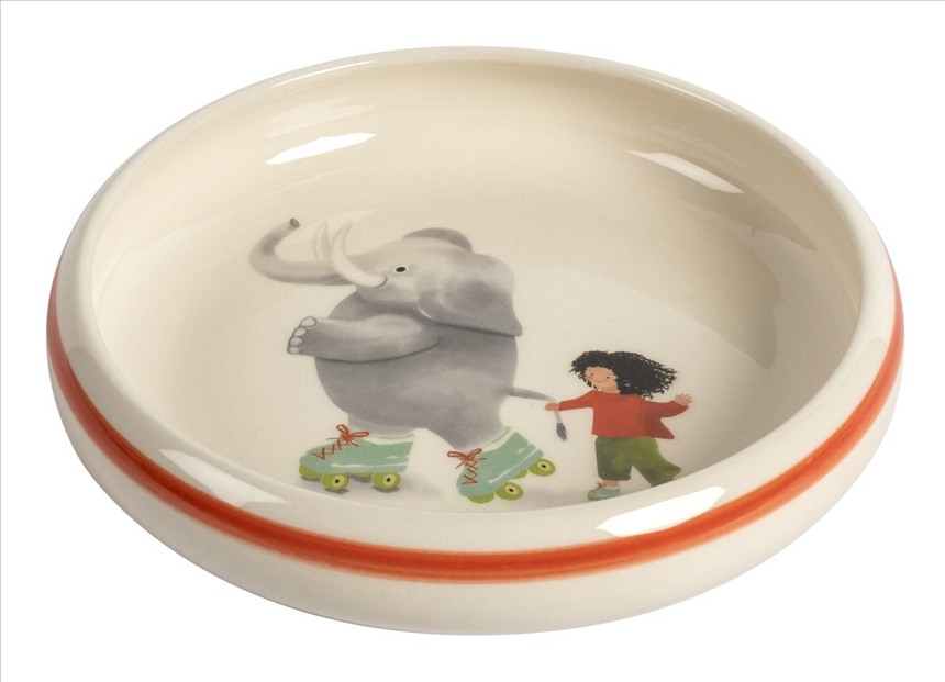 Kinderteller Elefant mit Kind &amp;#216; 18 cm