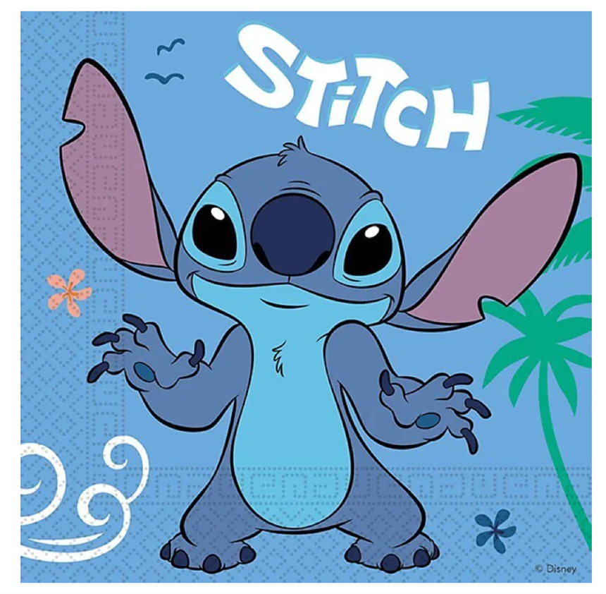 Servietten Disney Lilo &amp;amp; Stitch 33x33cm 20 St&amp;#252;ck