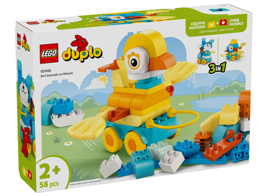 Tiere auf R&amp;#228;dern 3-in-1-Set