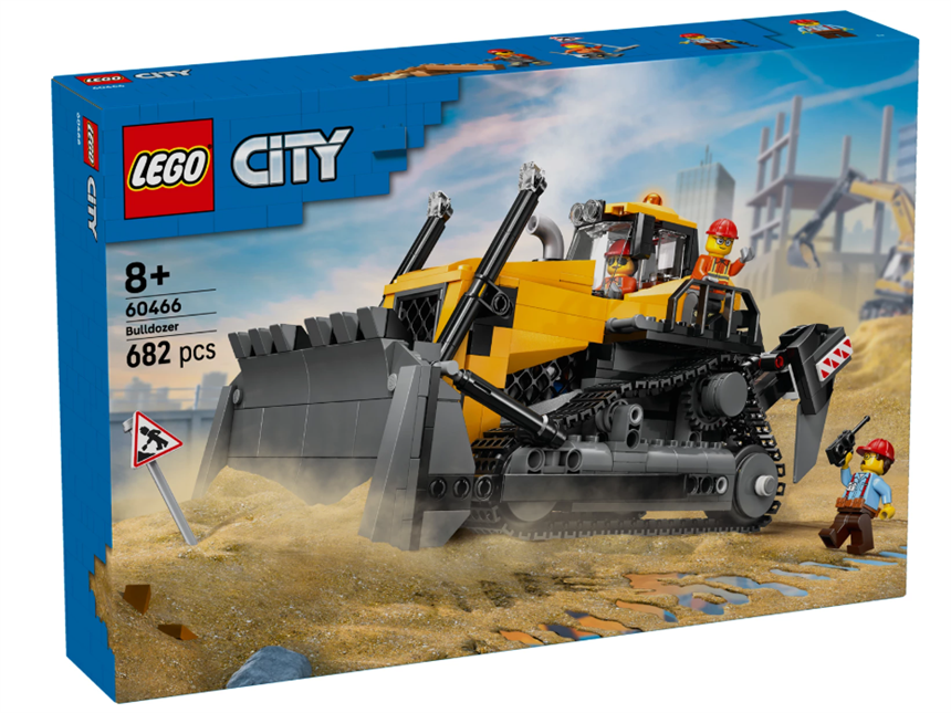 Gelber Bulldozer