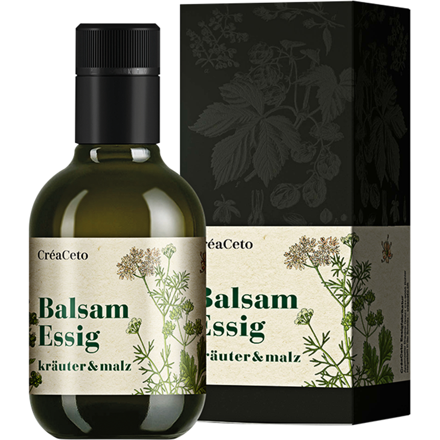Cr&amp;#233;aCeto Balsam-Essig Kr&amp;#228;uter &amp;amp; Malz 25cl