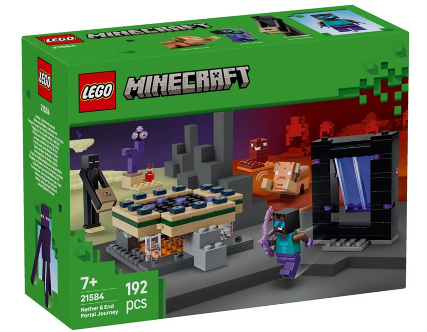 Reise durch Nether und Endportal