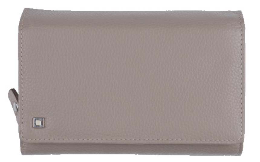 TINTA Damenb&amp;#246;rse, beige RV-M&amp;#252;nzfach, RV-Sicherheitsfach, Leder