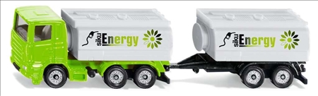 LKW mit Tankwagenaufbau und Anh&#228;nger