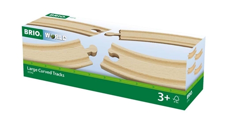 Large Curved Tracks