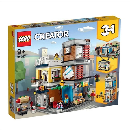 Stadthaus mit Zoohandlung und Caf&#233;, Lego Creator, 969 Teile, ab 9 Jahren