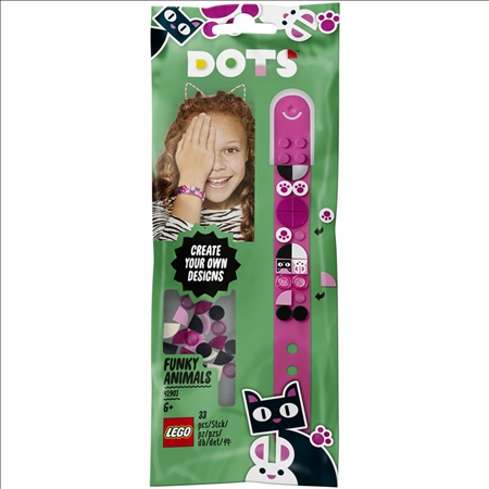Tiere Armband Lego Dots, 33 Teile, ab 6 Jahren