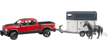 RAM 2500 Power Wagon mit Pferdeanh&#228;nger und 1 Pferd