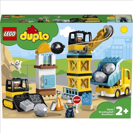 Baustelle mit Abrissbirne 