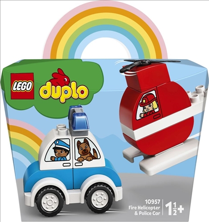 Mein erster Feuerwehrhubschrauber und mein erstes Polizeiauto