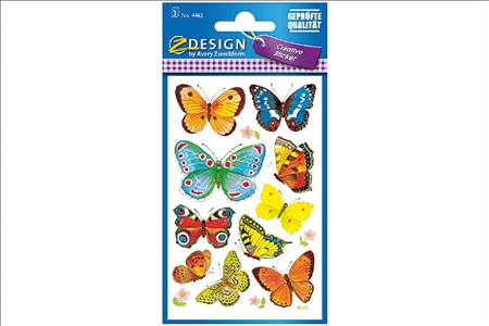 Z-DESIGN Sticker Creative 4462 Schmetterlinge 3 St&#252;ck