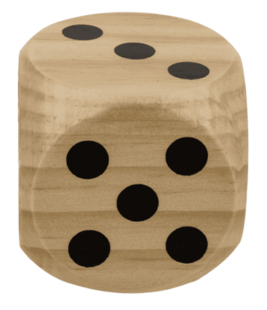 Holz-W&#252;rfel ca. 6 x 6 cm