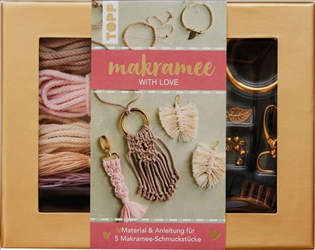 Makramee Schmuckset Love