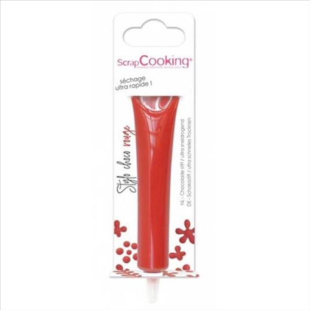 Stift mit Schokoladengeschmack rot 25g
