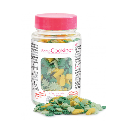 Topf Deko Zucker Tropical 55g