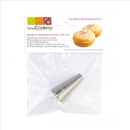Edelstahlspritzaufsatz Kreise 9mm