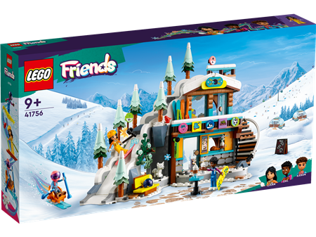 Skipiste und Caf&#233;