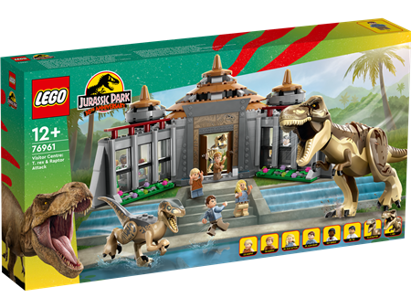Angriff des T.Rex und des Raptors aufs Besucherzentrum