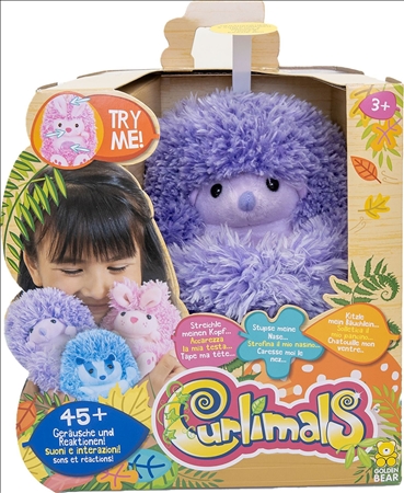 Curlimals Higgle der Igel interaktives Pl&#252;schtier, Batt. 3xAAA inkl, ab 3 Jahren