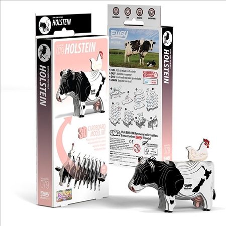 3D Bastelset Holstein Kuh