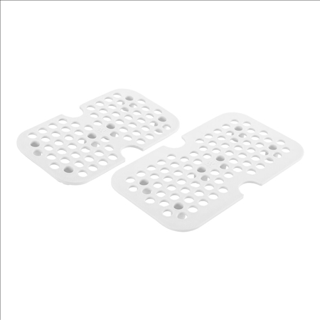 2er Set Vakuum Zubeh&#246;rset Abtrg Gitter M/L Weiss