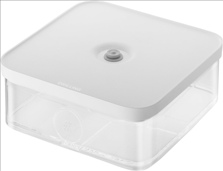 Cube Box L, 7.6x21.4x21.4cm, 1.6l, Transparent-weiss