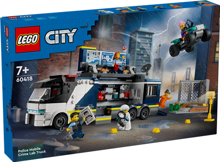 Polizeitruck mit Labor