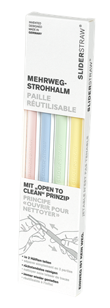 Trinkhalm SliderStraw 4 St&#252;ck 21.5 cm