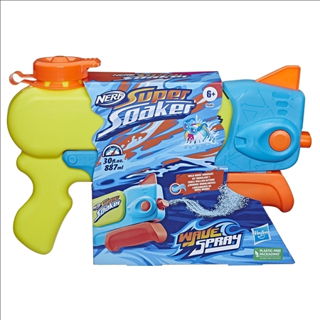 Super Soaker Wave Spray Wasserpistole, Wellen-Action, Tank 887 ml, ab 6 Jahren