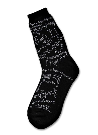 Mens Math Genius Socks