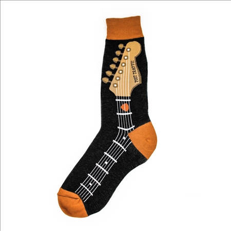 Mens Guitar Neck Socks