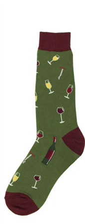 Men&#39;s Wine Socks