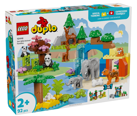 Wildtier-Familien 3-in-1-Set