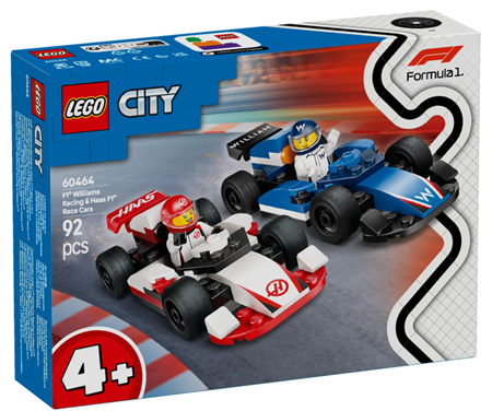 F1 Williams Racing und Haas F1 Rennautos