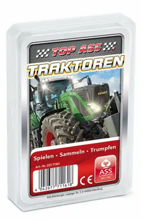 Kartenspiel Quartett TOP Traktoren Kunststoffetui