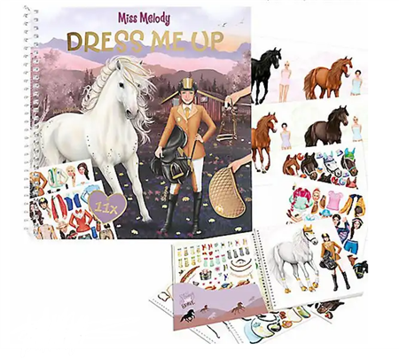 DEPESCHE Miss Melody Stickerbuch Dress me up 175x12x180mm