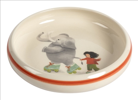Kinderteller Elefant mit Kind &#216; 18 cm