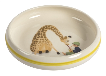 Kinderteller Giraffe mit Kind &#216; 18 cm