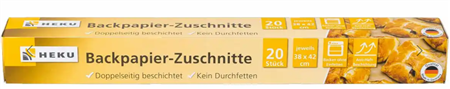 Backpapierzuschnitte beschichtet 38x42cm 20 St&#252;ck
