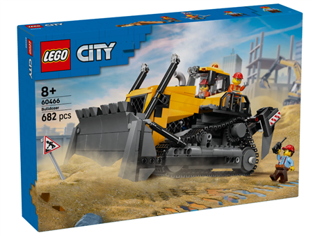 Gelber Bulldozer