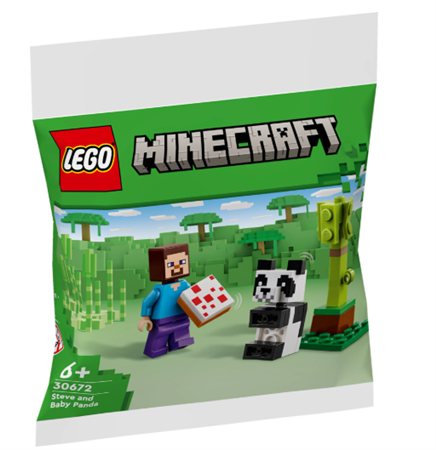 Steve mit Baby-Panda