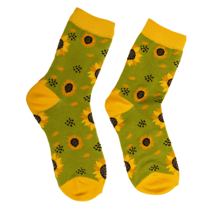 Socken, Sonnenblume, Gr&#246;&#223;e 36-42