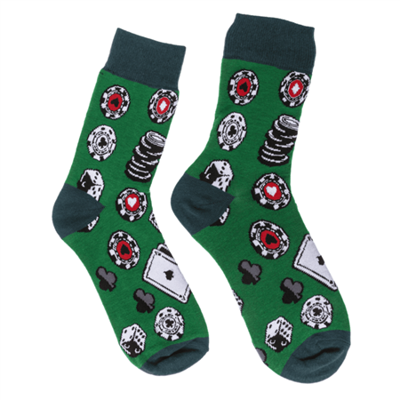 Socken, Poker, Gr&#246;&#223;e 42-46