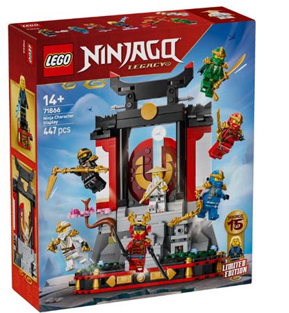 15-jähriges Jubiläum: Ninja-Charaktere zum Ausstellen